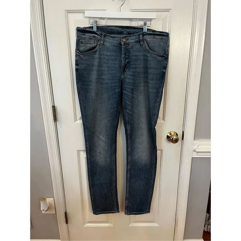 Cheap Monday Straight Leg Jeans Sonic Bail Blue sz 36/34 EUC